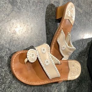 Jack Rogers sandals size 10 with heel